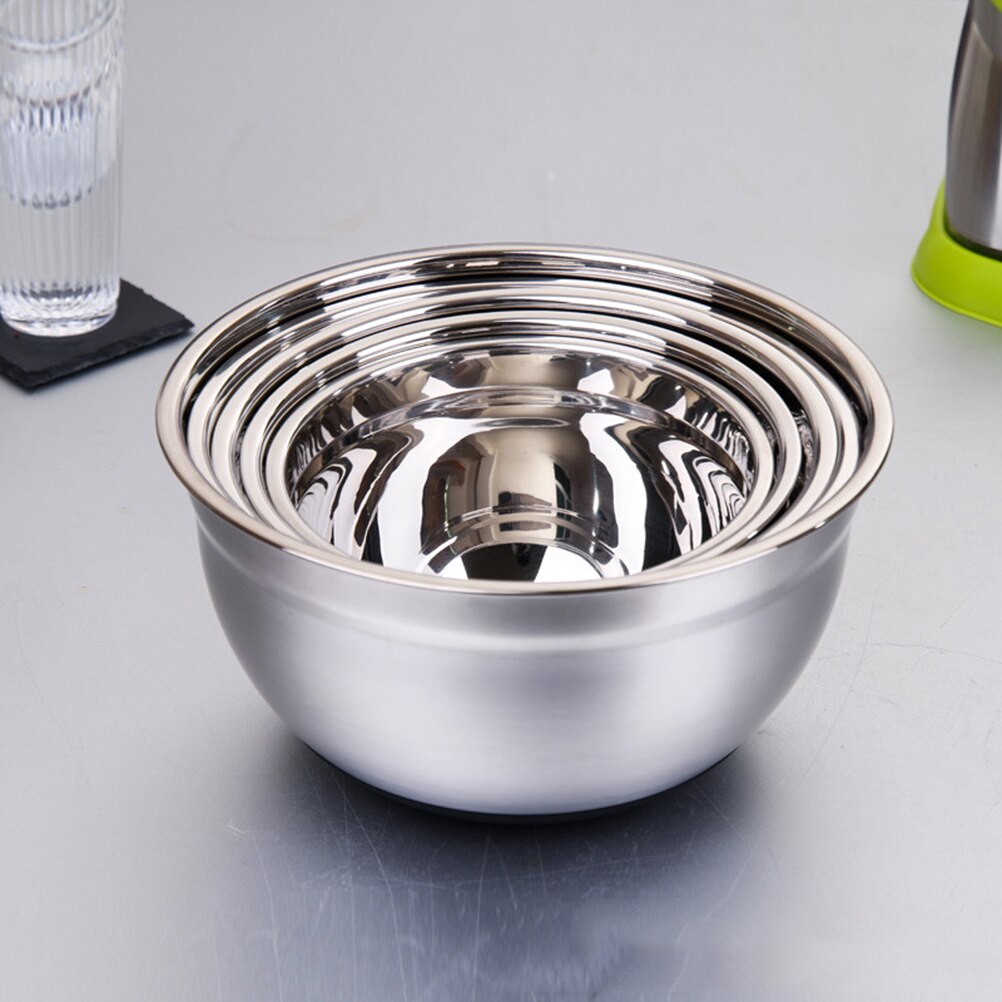 Миска  нерж. высокие края d=19 см, 1.5л