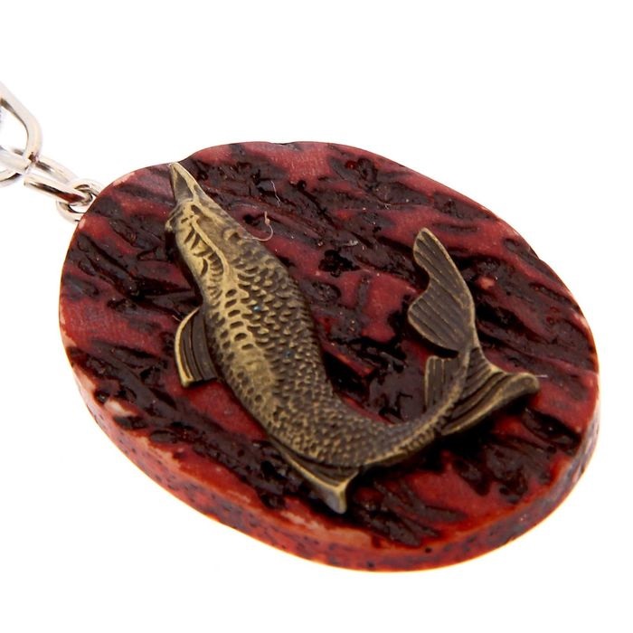 Брелок "Ни хвоста ни чешуи!" осетр